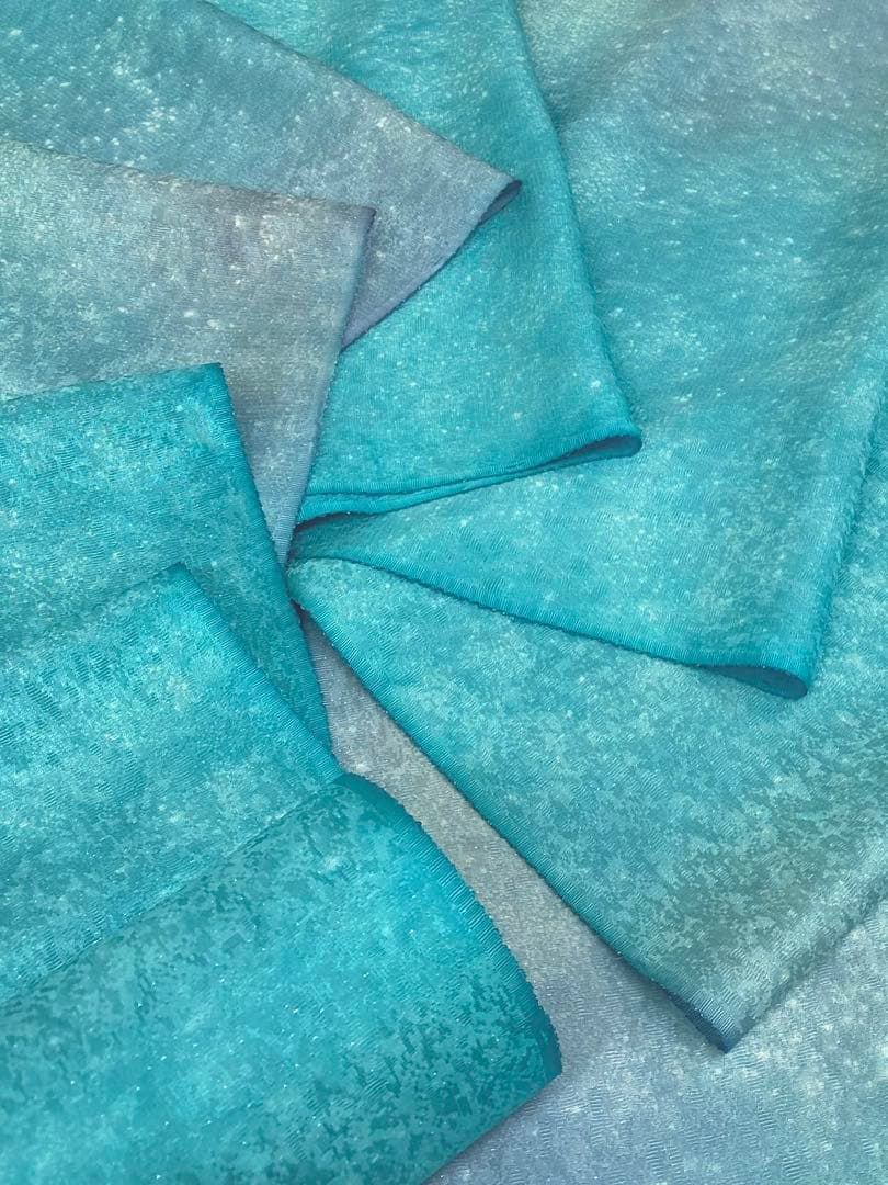 吉野一廉 銀通し 小紋 反物 正絹 着尺 落款入 作家物 No.68 小紋