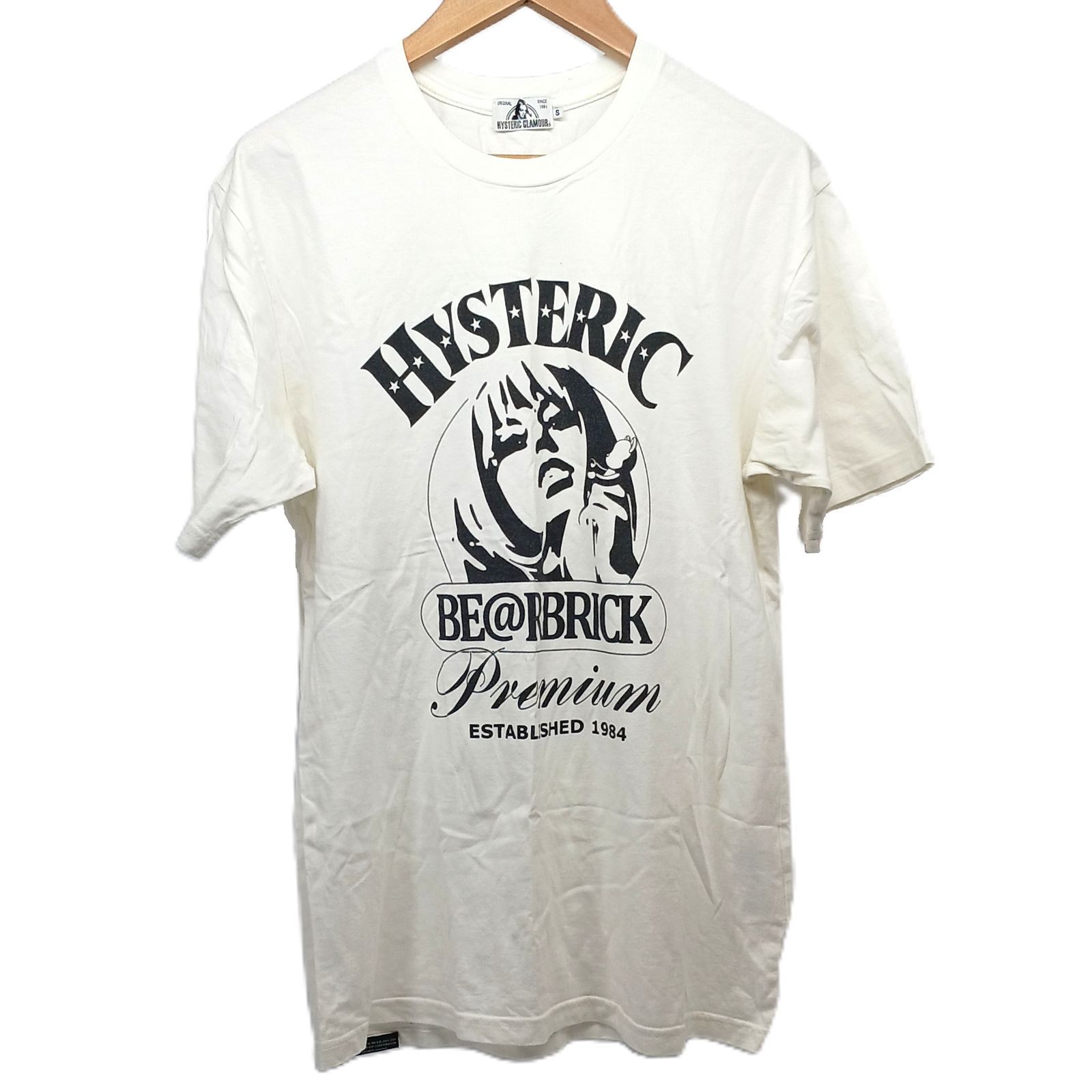 3767M【極美品XL】ヒステリックグラマー×ベアブリック☆ヒスガール T
