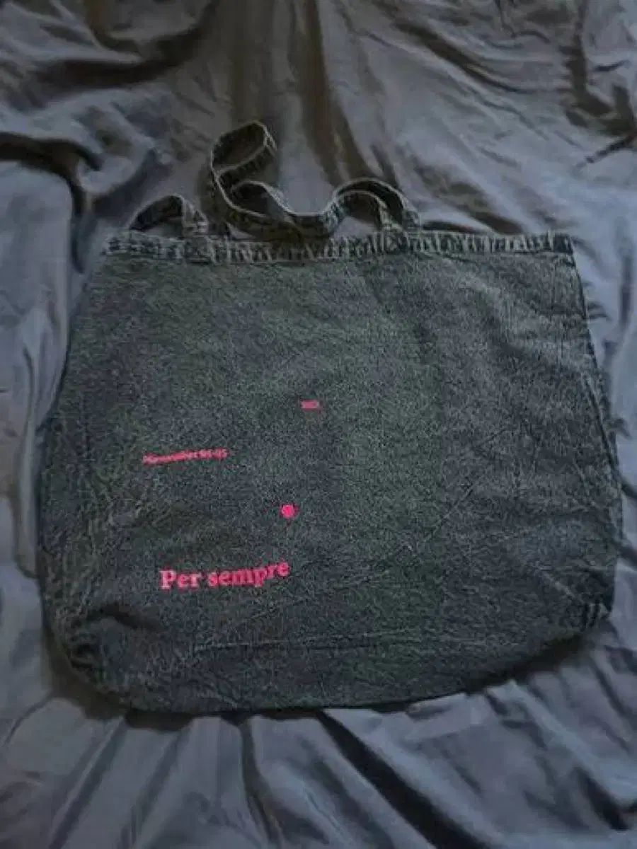 デニム トートバッグ Per Sempre ブラック プサン