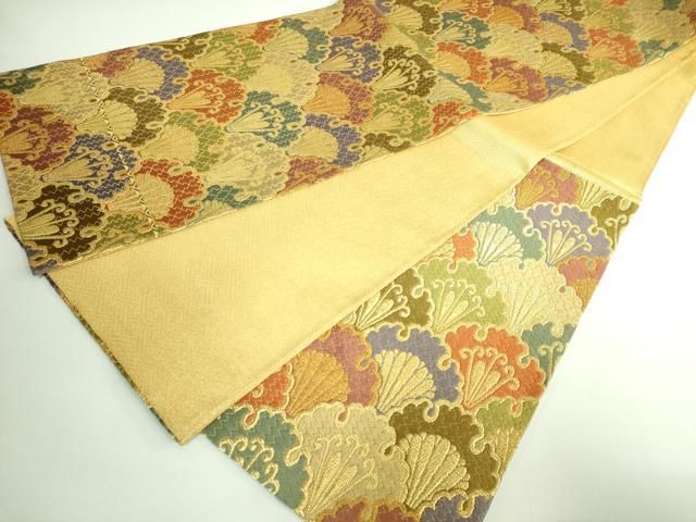 平和屋着物□極上 創業280年 誉田屋源兵衛 六通柄袋帯 唐織