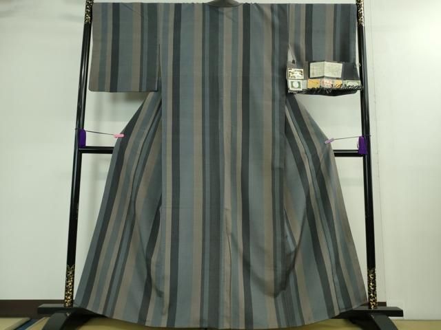 平和屋着物■極上　本塩沢　やまだ織　雪の中のきれ　110亀甲　江口ミヨ子作　証紙付き　逸品　DZAB0368kh5 平和屋着物□極上 本塩沢 やまだ織 雪の中のきれ 110亀甲 江口ミヨ子作