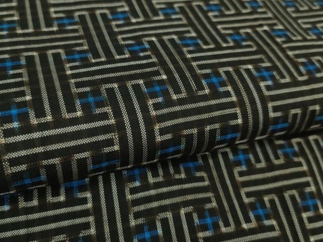 平和屋着物■希少　本場大島紬　龍郷絣　秋名バラ　逸品　DZAB0377kh5 平和屋着物□希少 本場大島紬 龍郷絣 秋名バラ 逸品 DZAB0377kh5