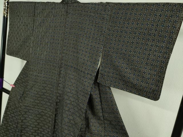 平和屋着物□希少 本場大島紬 龍郷絣 秋名バラ 逸品 DZAB0377kh5