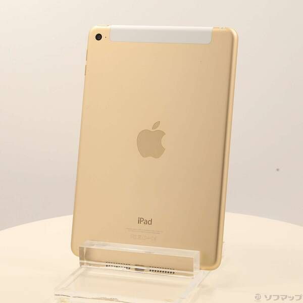 中古品〕 iPad mini 4 16GB ゴールド MK712J／A docomoロック解除SIM