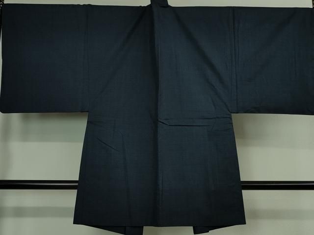 平和屋着物●男性　本場大島紬　アンサンブル　キングサイズ　長羽織　100亀甲　総詰め　正絹　逸品　未使用　DABA1488ps 平和屋着物□極上 男性 本場大島紬 アンサンブル 長襦袢(袷)・長羽織