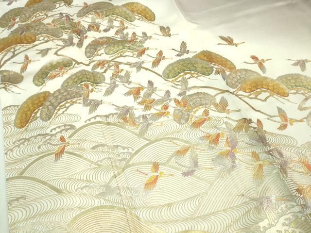 平和屋着物□極上 金彩友禅 卓越技能者・名工・和田光正 色留袖 立波飛