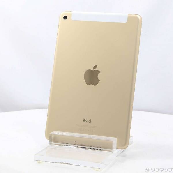 中古品〕 iPad mini 4 32GB ゴールド MNWG2J／A docomoロック解除SIM