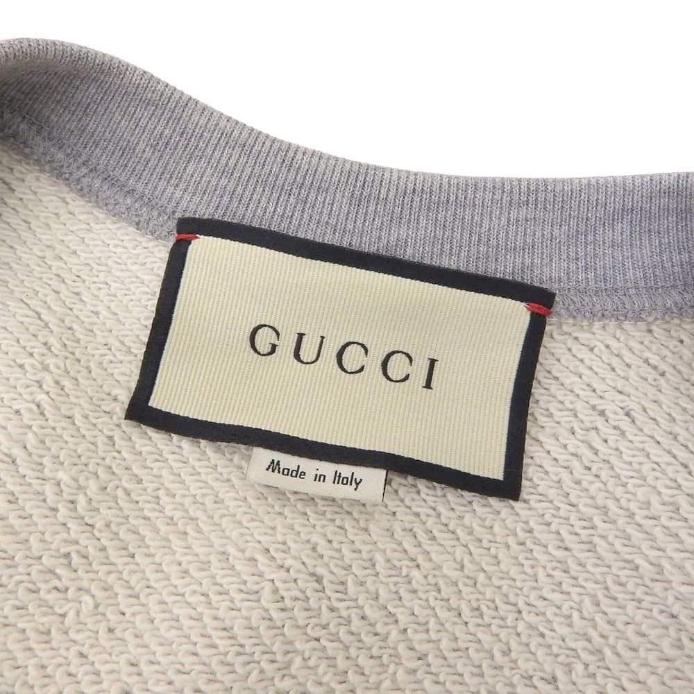 GUCCI グレー レオパード トレーナー GUCCI グレー レオパード トレーナー