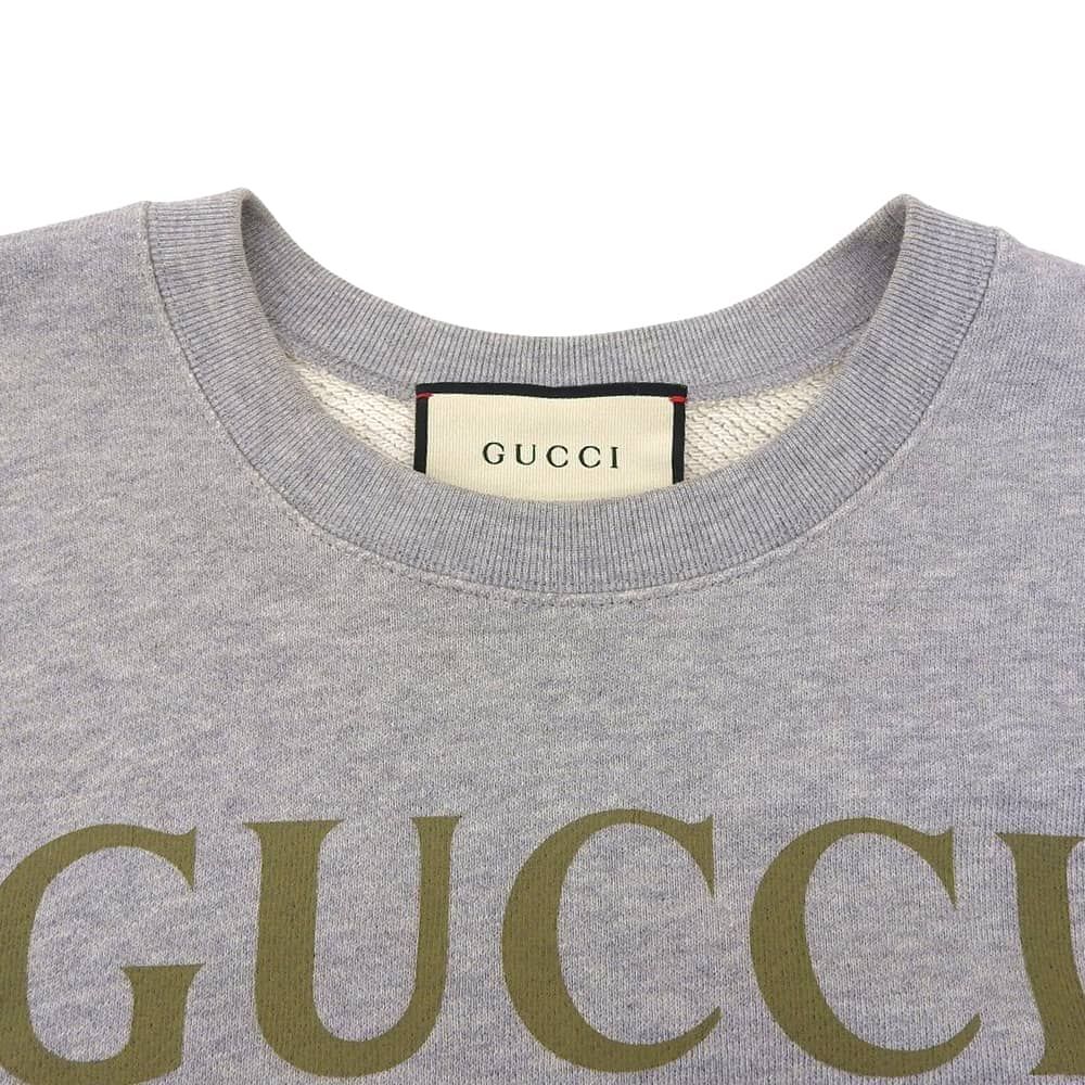 本物保証】 超美品 グッチ GUCCI タイガーロゴ トレーナー