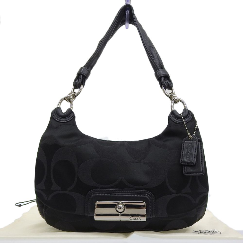 本物保証】 布袋付 超美品 コーチ COACH シグネチャー ワンショルダー 