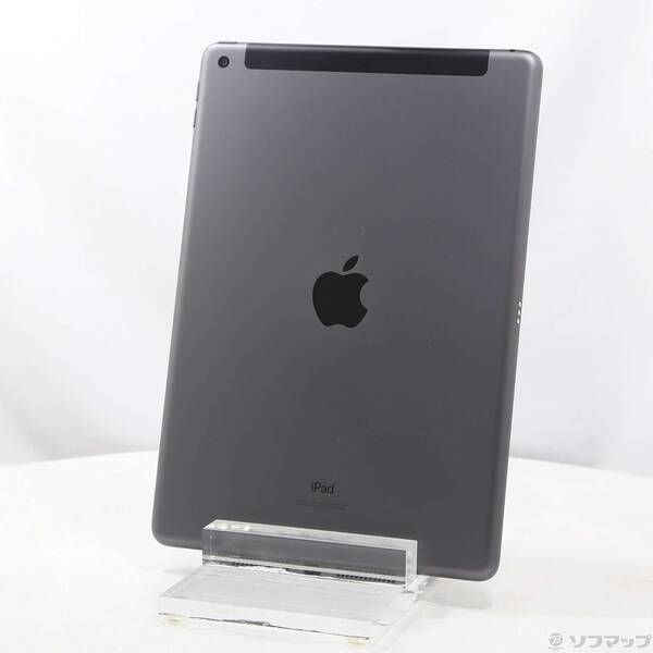 中古品〕 iPad 第7世代 128GB スペースグレイ MW772J／A Wi-Fi【381】