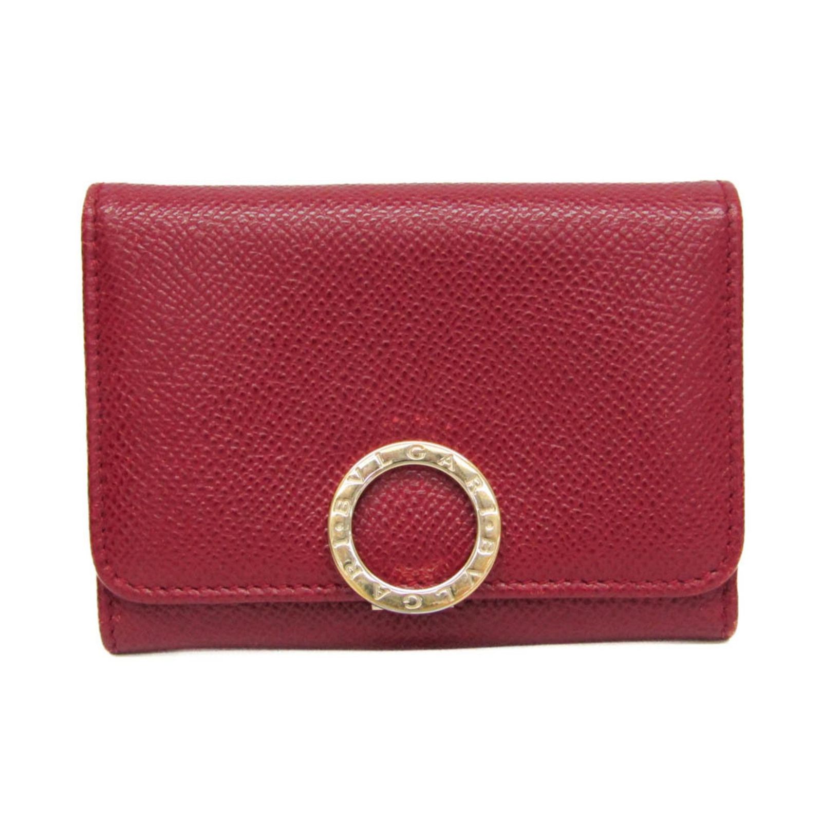 ブルガリ(Bvlgari) ブルガリブルガリ レザー カードケース レッド 