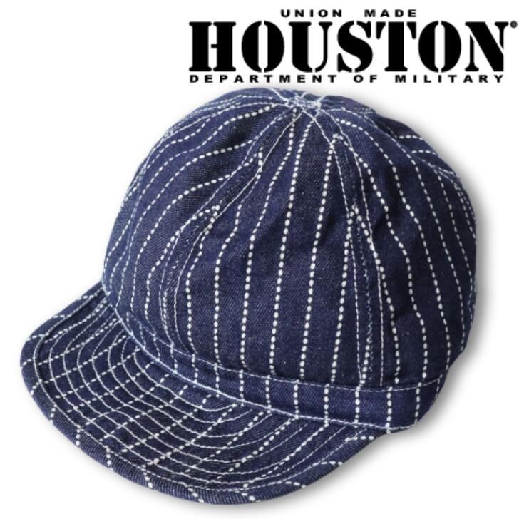 HOUSTON / ヒューストン 6897 WABASH DENIM ARMY CAP / ウォバッシュデニム アーミーキャップ ウォバッシュ　アーミーハット アメカジ