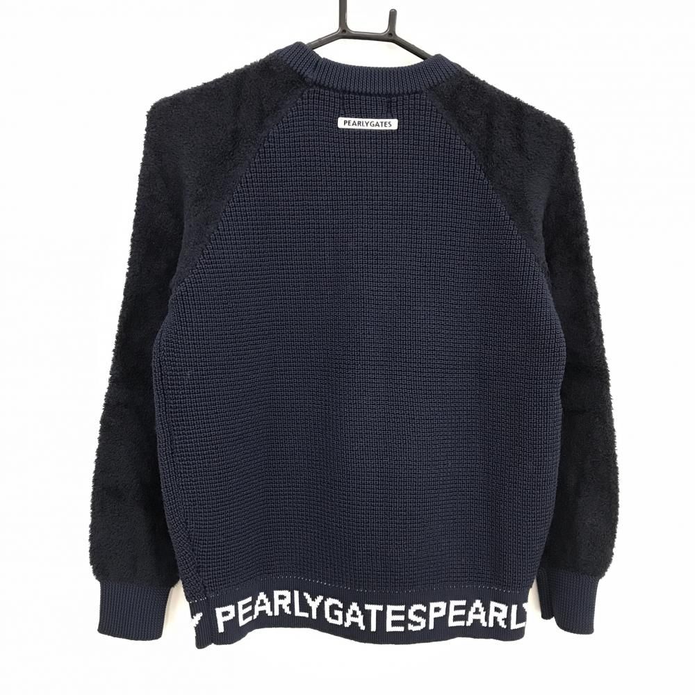 楽天市場】【超美品】パーリーゲイツ セーター ネイビー×白 ウール100