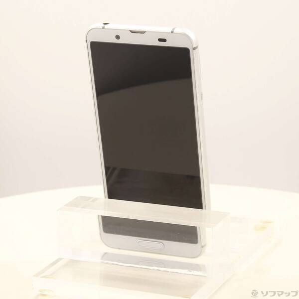 中古品〕 AQUOS sense3 64GB シルバーホワイト SH-02M docomoロック