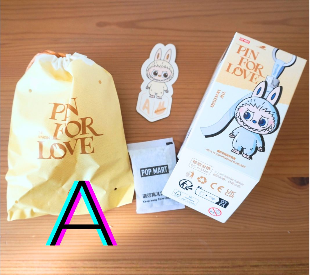 正規品 ラブブ PIN FOR LOVE イニシャル 【N】POP MART イニシャル
