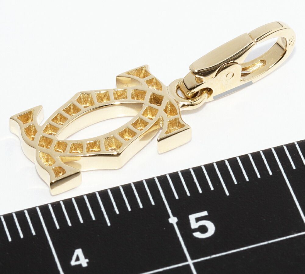 ⚪︎Cartier カルティエ 2C チャーム ペンダント YG750 1.5g 楽天市場