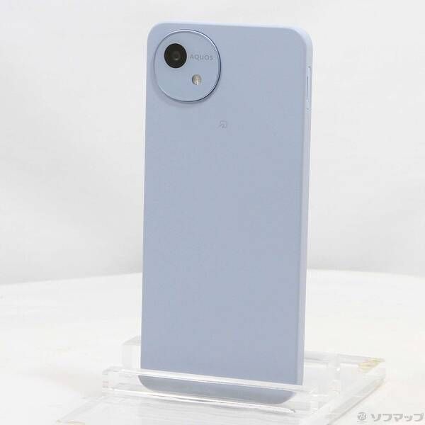 中古品〕 AQUOS wish4 64GB ブルー SH-52E docomo SIMフリー【269