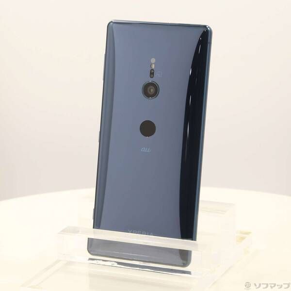 中古品〕 Xperia XZ2 64GB ディープグリーン SOV37 auロック解除SIM
