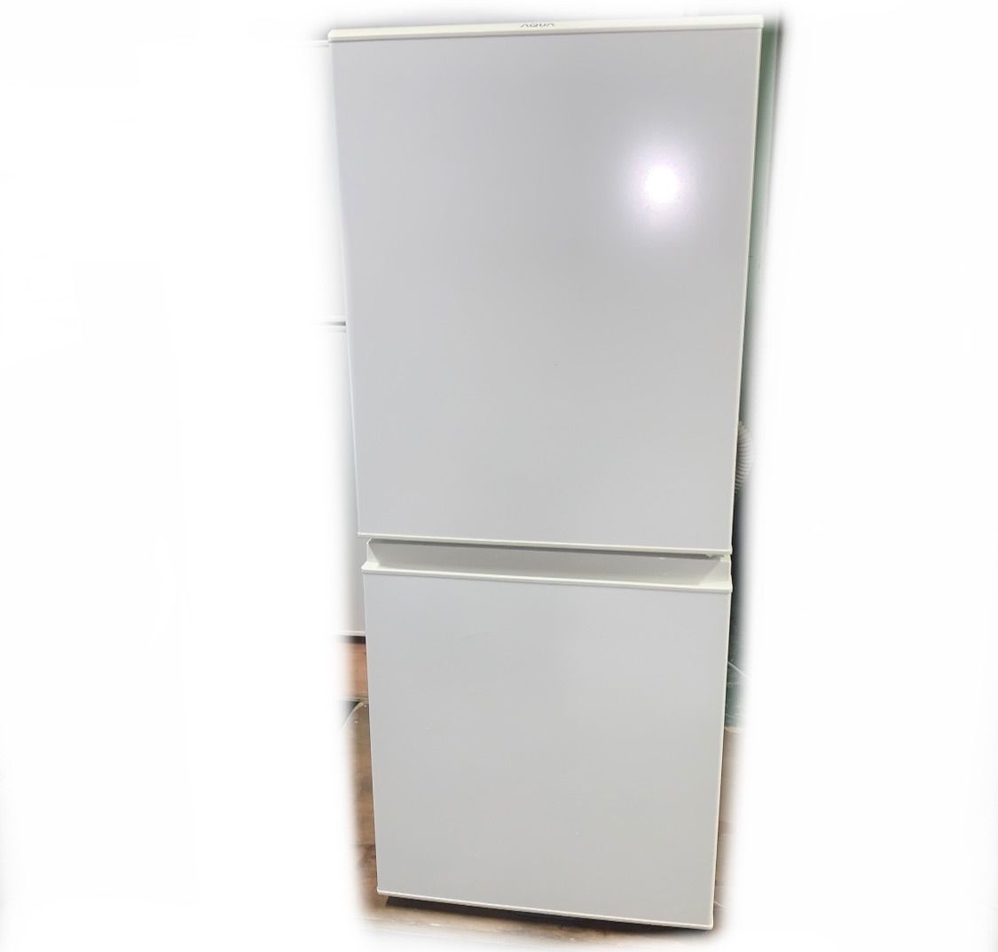 10h63 アクア AQR-13E8 (W) 2020年 ノンフロン冷凍冷蔵庫 単身