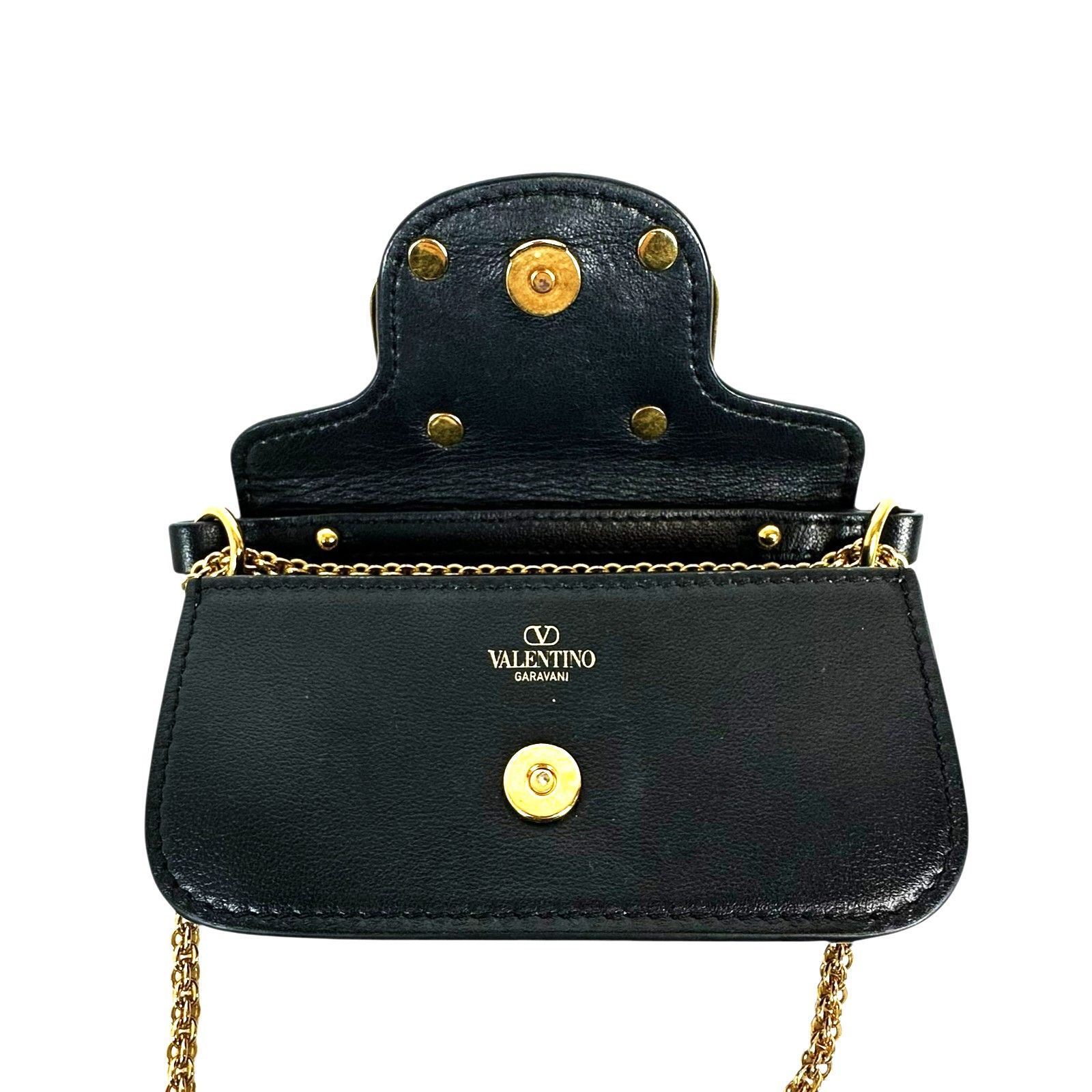 VALENTINO】ヴァレンティノ チェーン マイクロバッグ ショルダーバッグ 