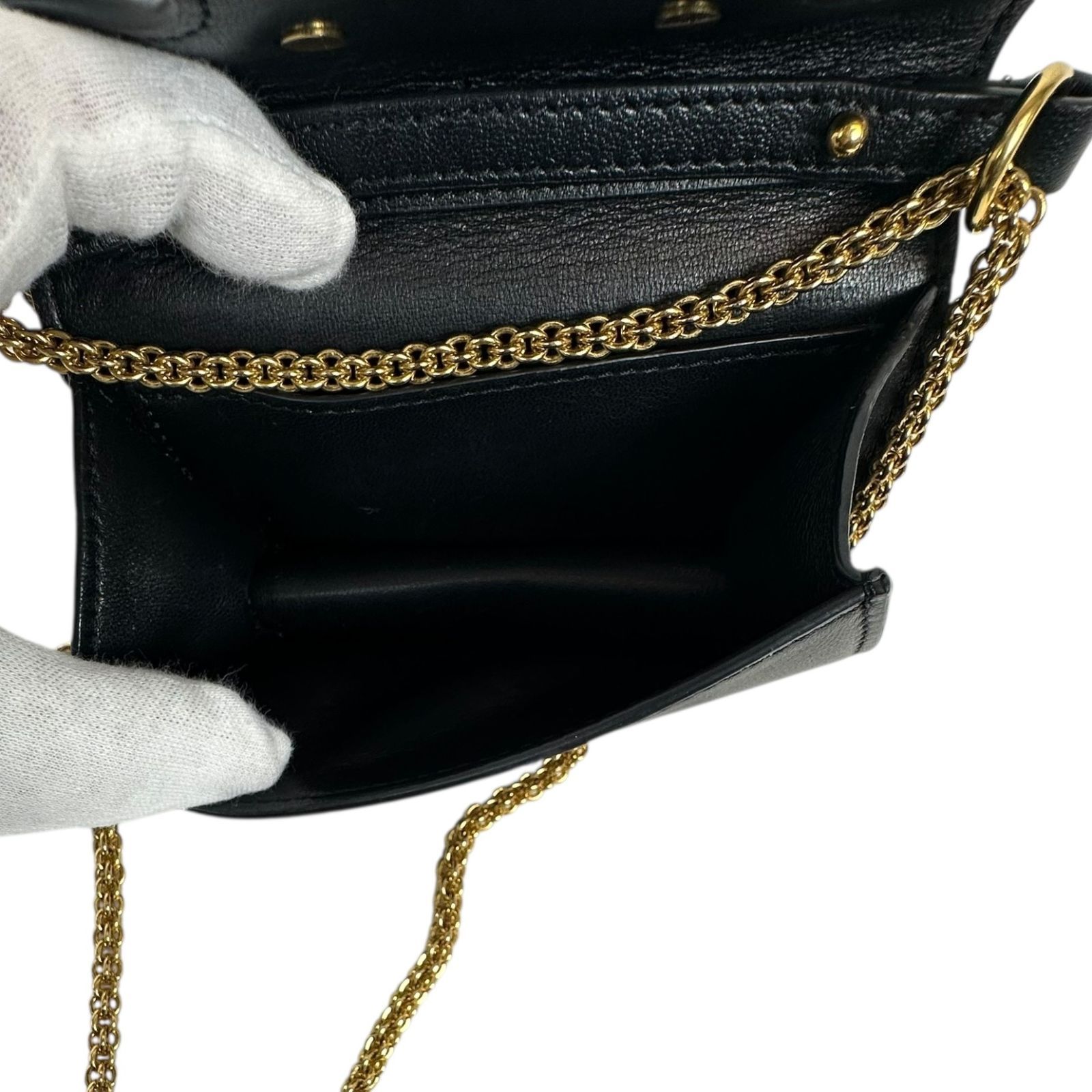 VALENTINO】ヴァレンティノ チェーン マイクロバッグ ショルダーバッグ 