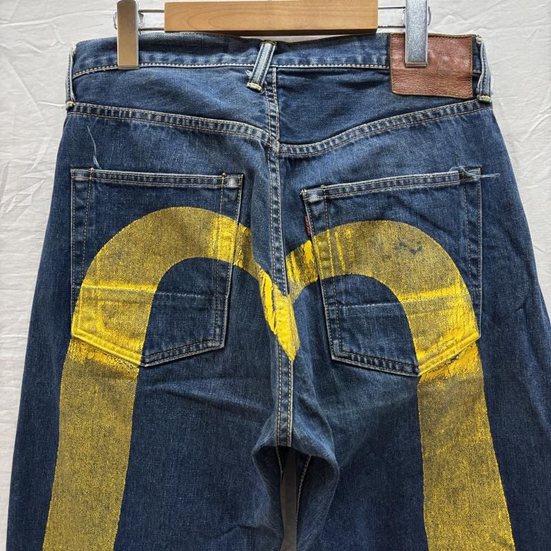 EVISU エヴィス パンツ デニム、ジーンズ 大黒 大カモメ ペイント 2001
