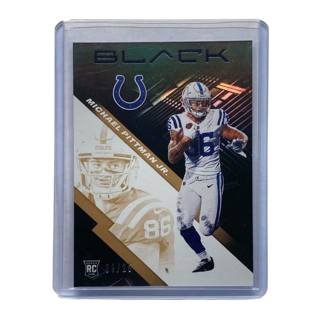 PANINI NFLカード BLACK MICHAEL PITTMAN JR. COLTS 09/25 #119 送料無料 中古 IT2