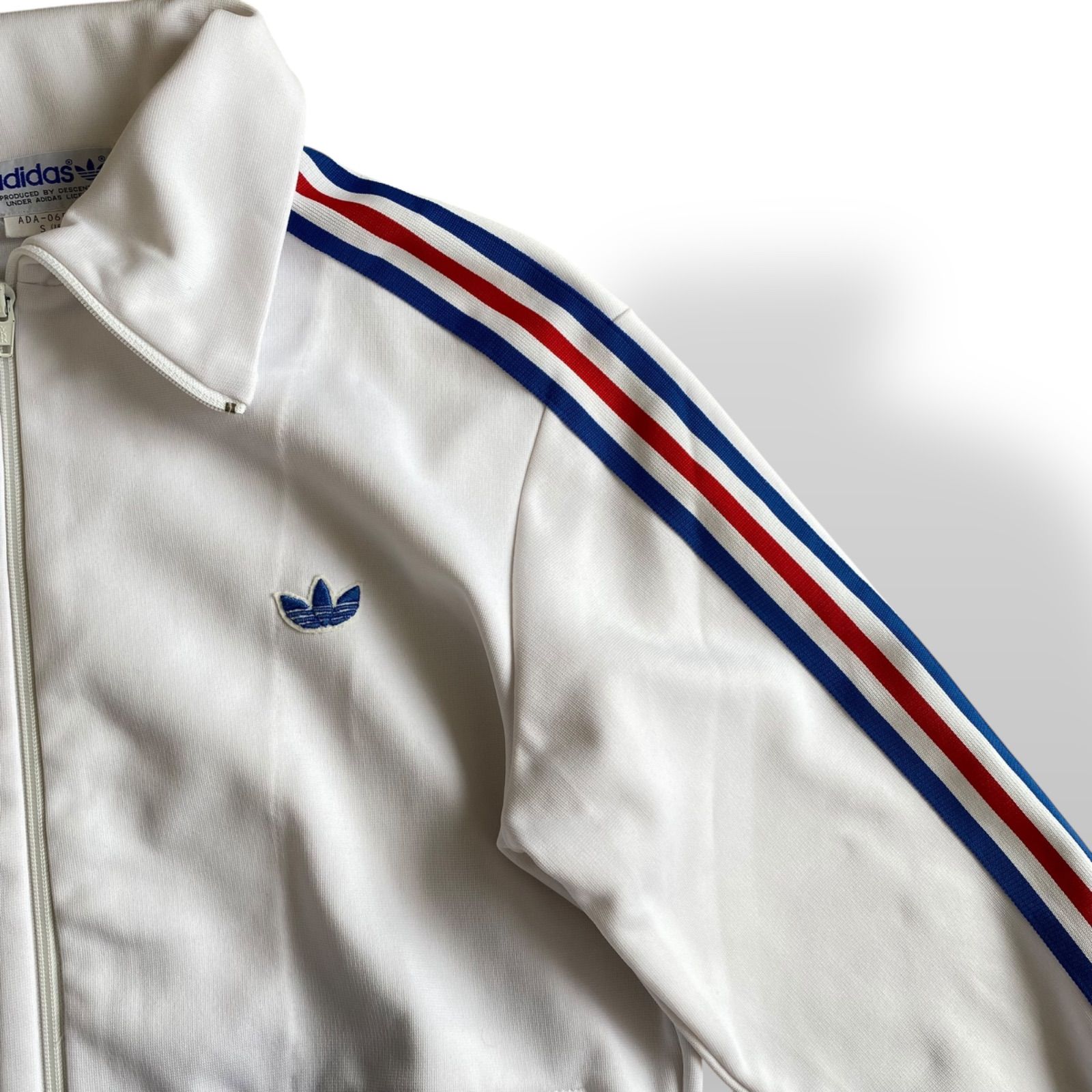  Adidas アディダス ジャージ 白 ライン Sサイズ ジャージ トップス