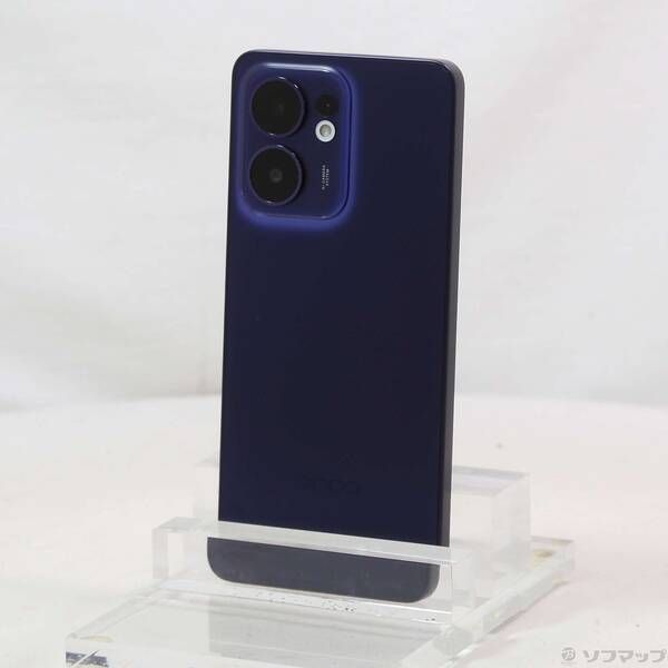 中古品〕 OPPO Reno13 A 128GB ルミナスネイビー OPG05 UQ mobile SIM