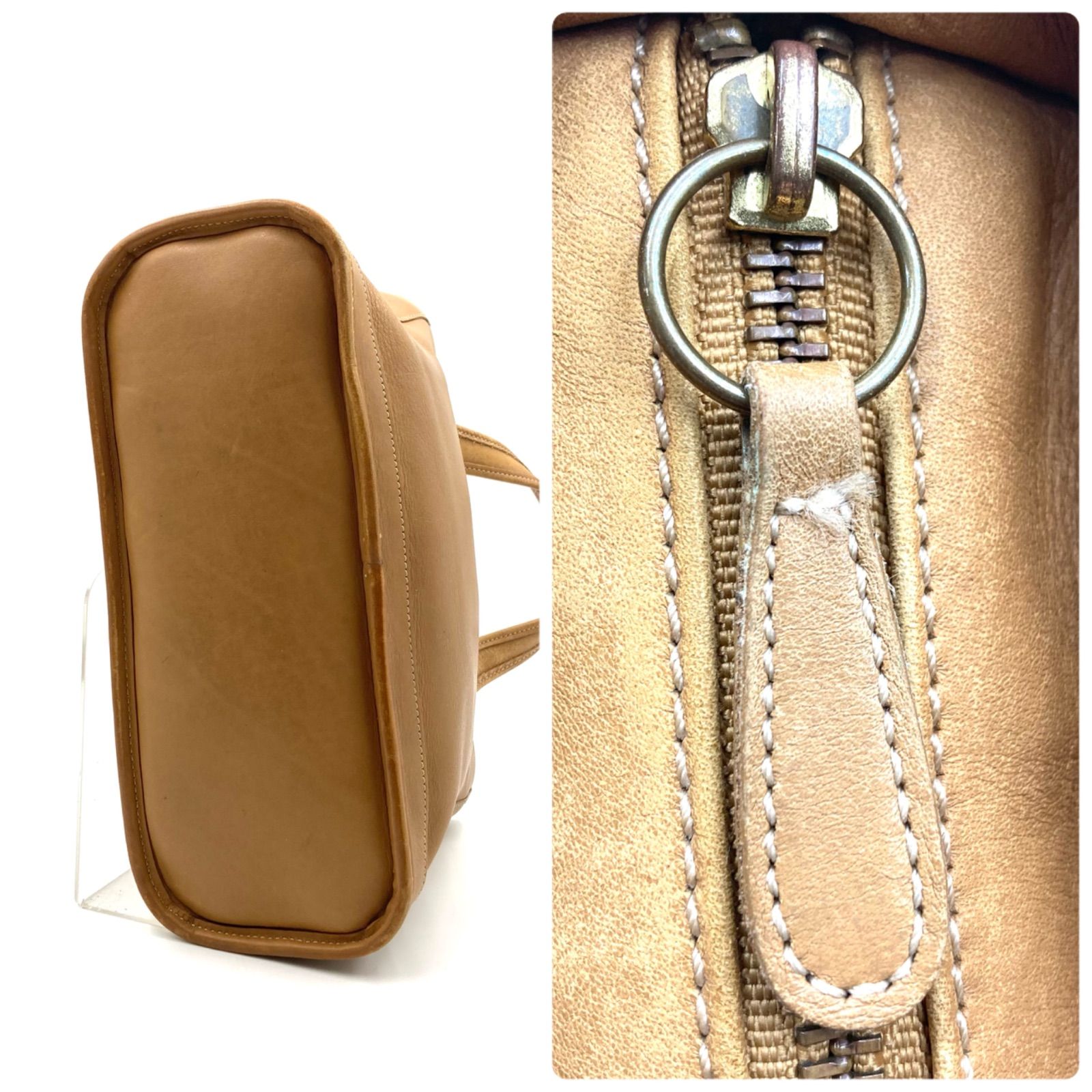 美品✨ オールドCOACH グラブタン レザー ハンドバッグ ベージュ 9303 COACH（コーチ） オールドコーチ 9303 USA製 トートバッグ