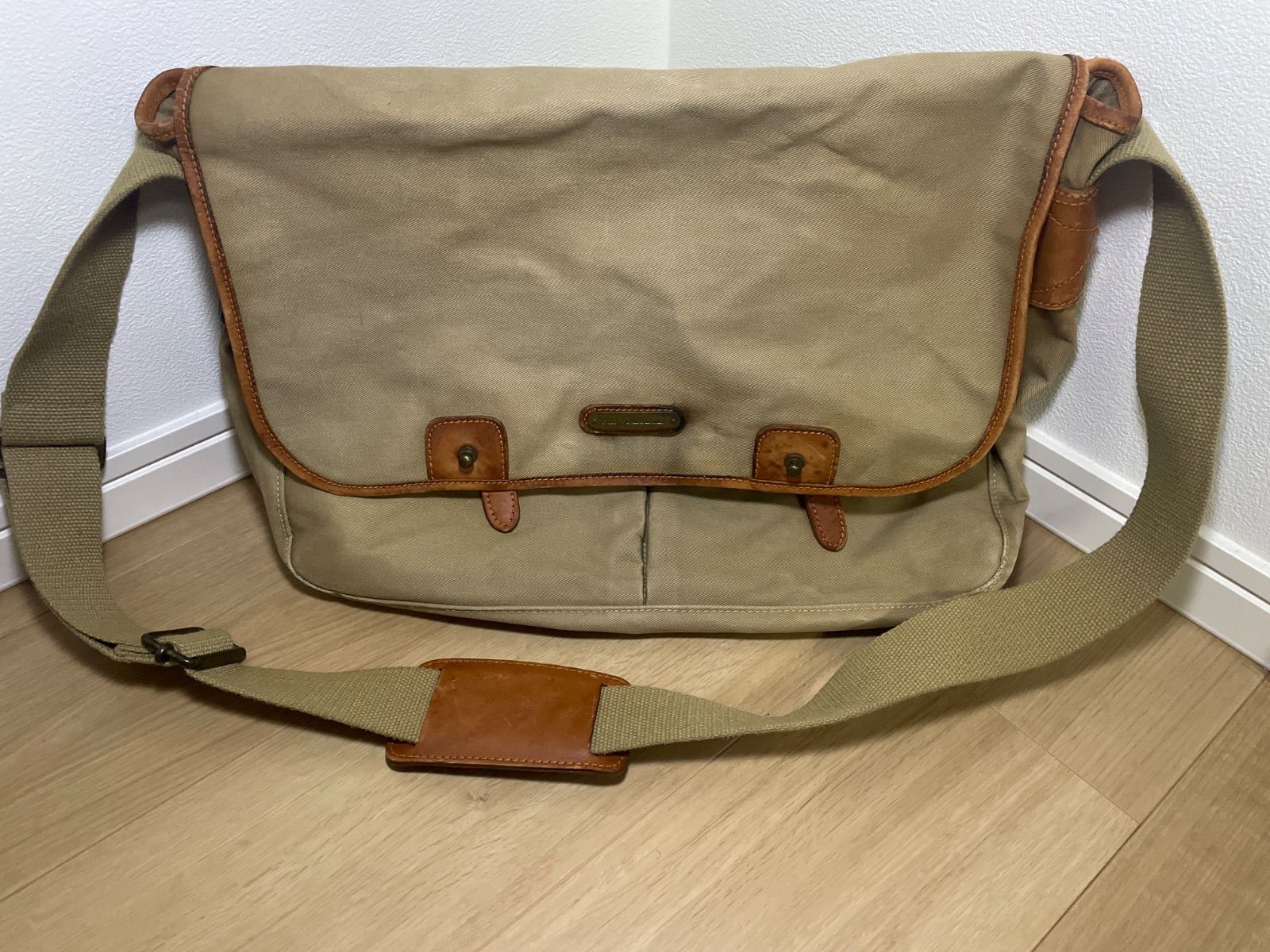 希少】ポロラルフローレン サファリバッグ メッセンジャー フラップ