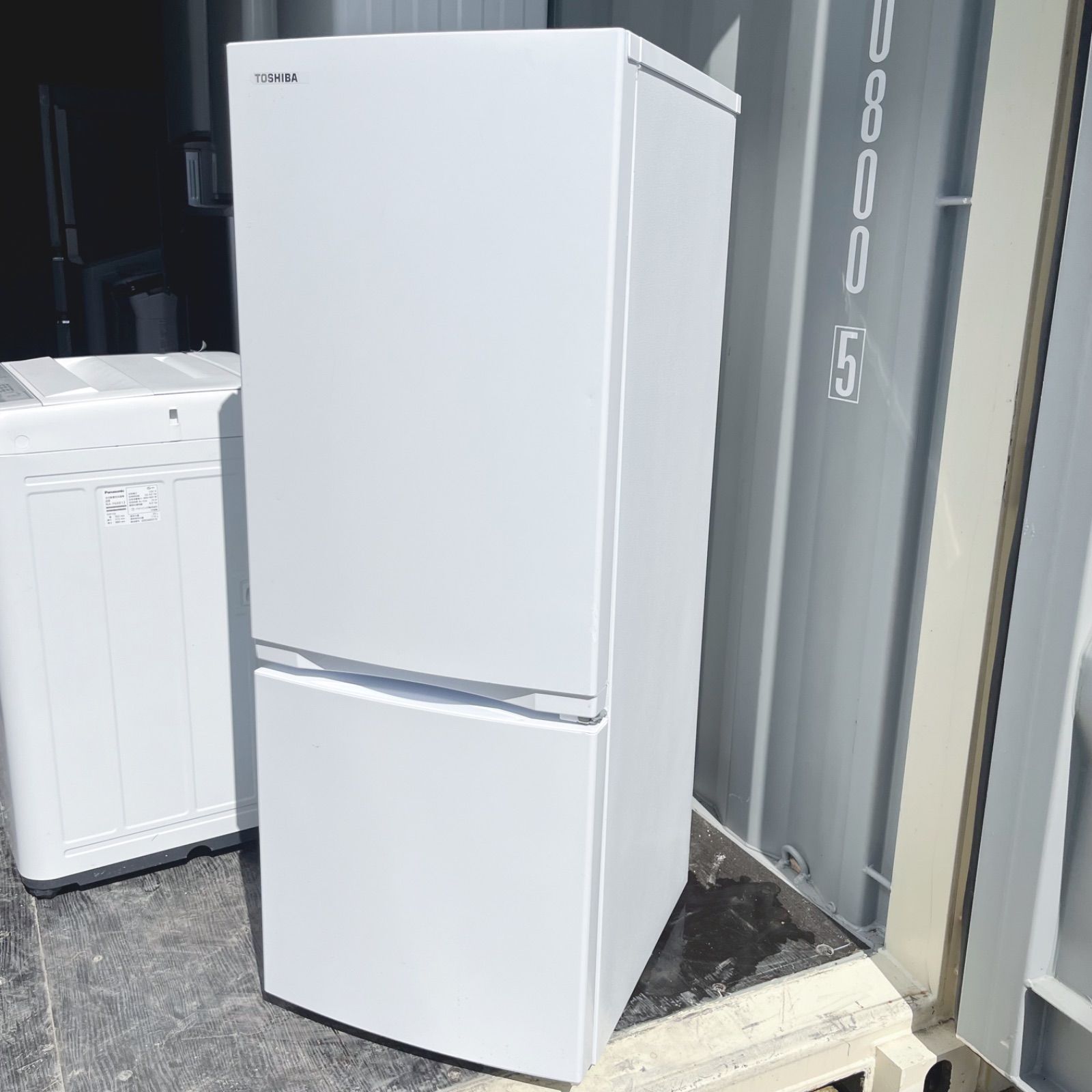 312取付無料！東芝シンプルホワイトインテリア 2024年製冷蔵庫！洗濯機