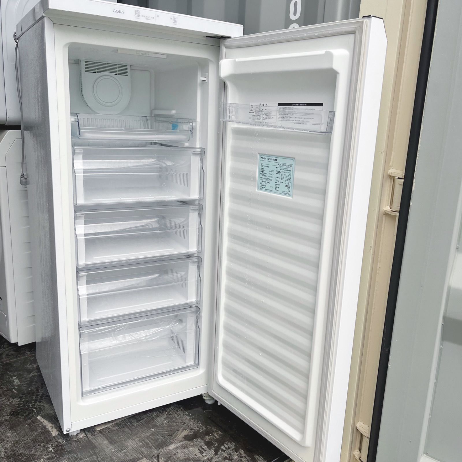 314取付無料！高性能AQUA おしゃれホワイトインテリア1ドア冷凍庫 314取付無料！高性能AQUA おしゃれホワイトインテリア1ドア