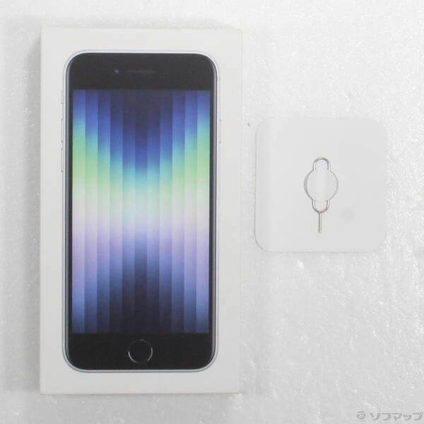 中古品〕 iPhone SE 第3世代 64GB スターライト MMYD3J／A SIMフリー