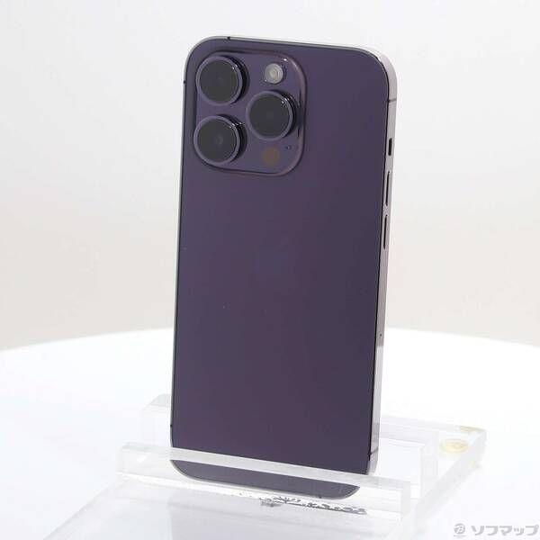 中古品〕 iPhone14 Pro 256GB ディープパープル MQ1E3J／A SIMフリー