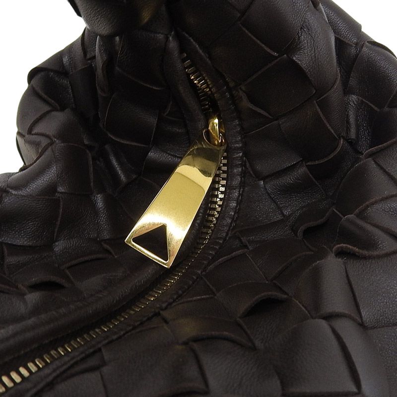 ボッテガヴェネタ BOTTEGA VENETA イントレチャート ジョディ ミディアム レザー ブラウン 600261VCPP01229 中古 新入荷 OB2700 ボッテガヴェネタ BOTTEGA VENETA イントレチャート ジョディ