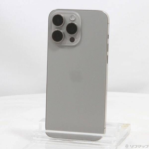 中古品〕 iPhone15 Pro Max 512GB ナチュラルチタニウム MU6W3J／A SIM