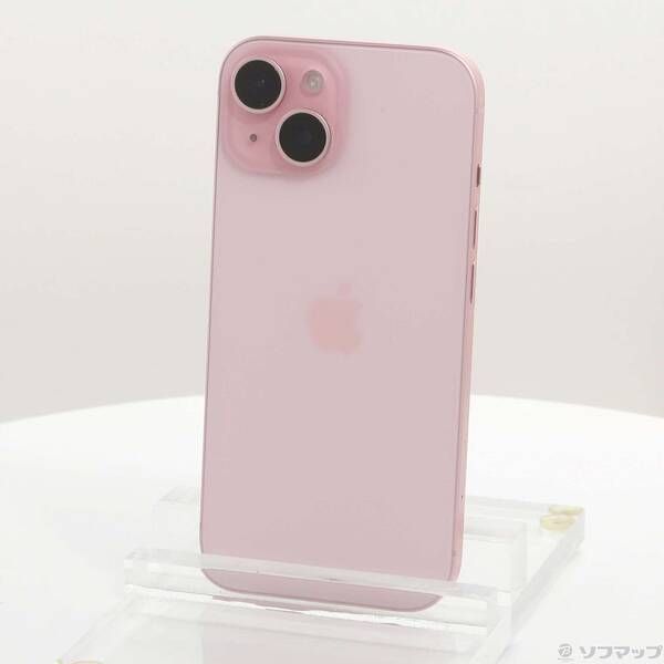 売れ筋直営店 〔中古品〕 iPhone15 256GB ピンク MTMP3J／A SIMフリー