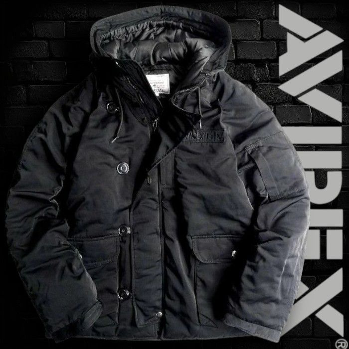 AVIREX アヴィレックス HB HOODIE JKT 中綿 フーデッドブルゾン パ