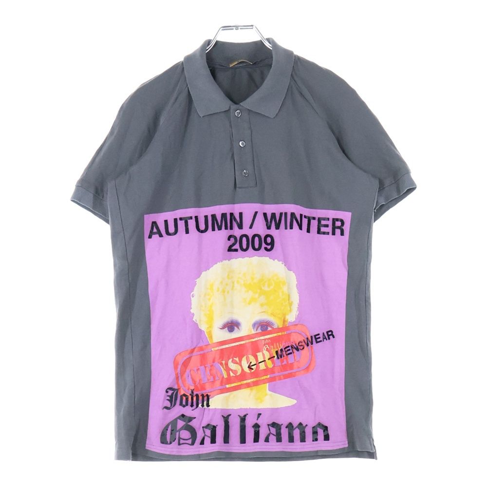 John Galliano (ジョン ガリアーノ) 09AW グラフィックプリント 半袖