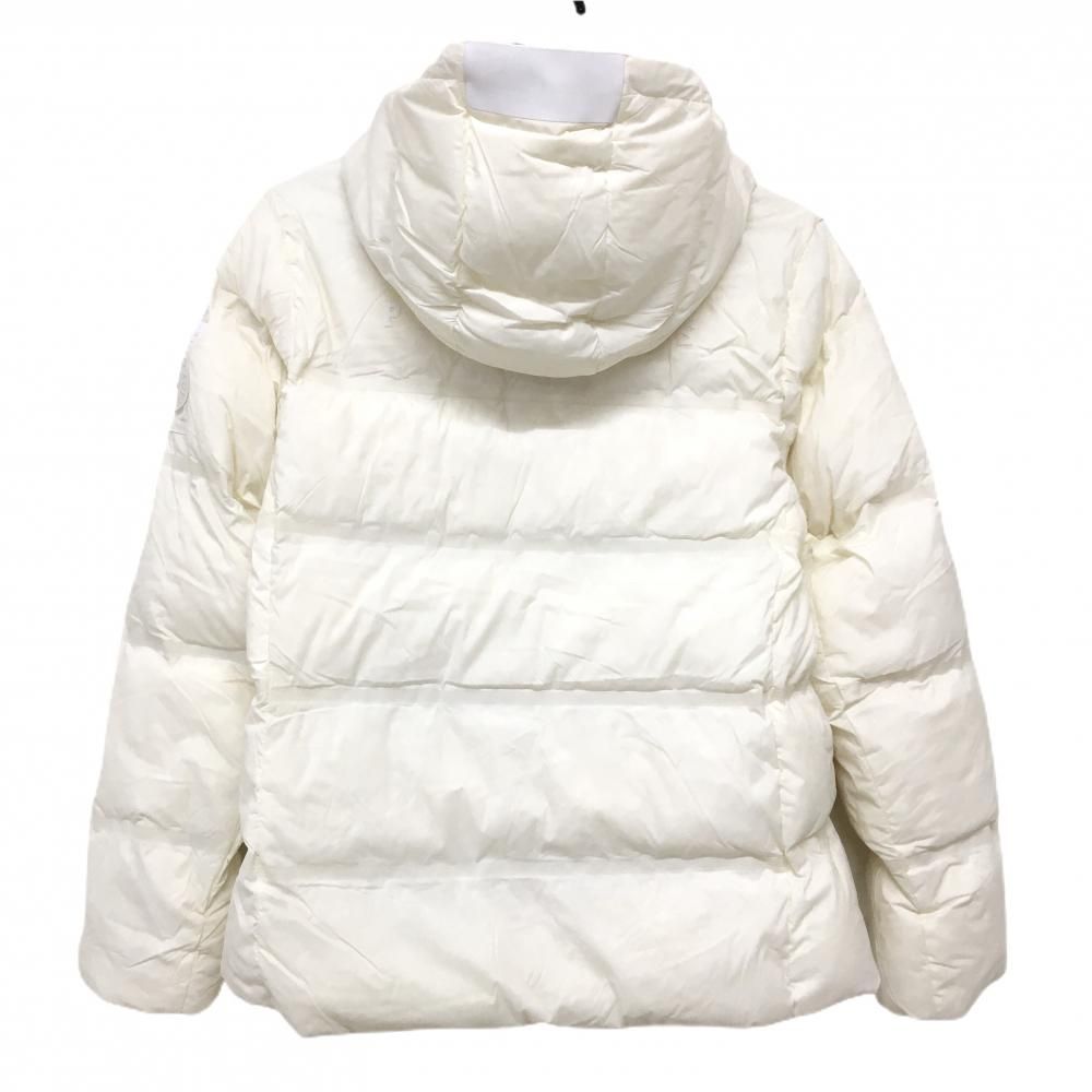 美品】パーリーゲイツ 2WAYダウンジャケット 白 ダウン72％ フード着脱