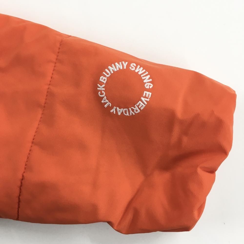 美品】ジャックバニー 2WAY中綿ジャケット オレンジ ジップ内側ロゴ 袖