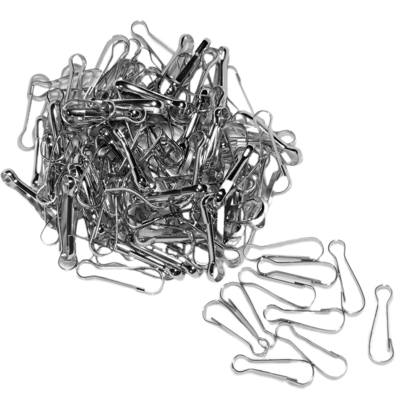 新品 ステンレスナスカン 留め具 板ナスカン ステンレス ステンレス製 ピン キーホルダー 金具 シルバー 銀色 安全 丈夫 ピン フック アクセサリーパーツ 30x10x2.5mm ナスカン 約100個 30mm