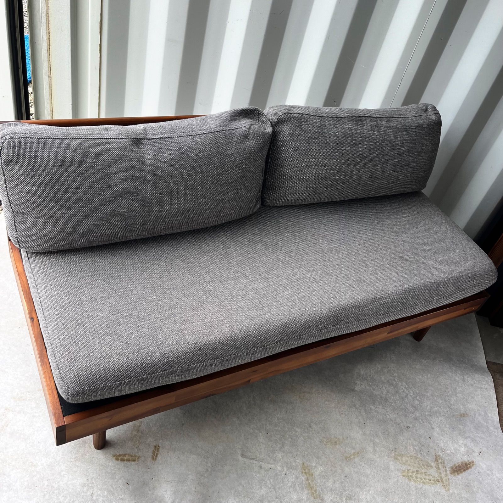 取付無料！ウニコ スウェラ ベンチバックレストw140 2北欧風人掛け