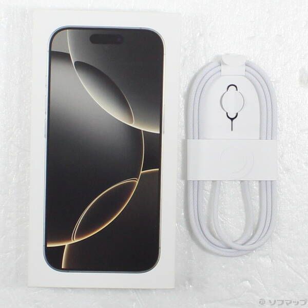 中古品〕 iPhone16 Pro 256GB ナチュラルチタニウム MYN33J／A SIM