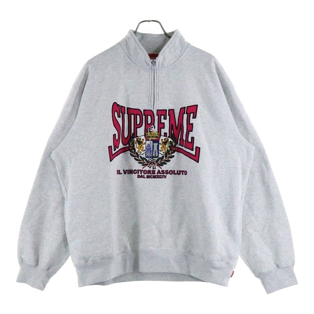 SUPREME (シュプリーム) 25AW Crest Applique Half Zip Pullover