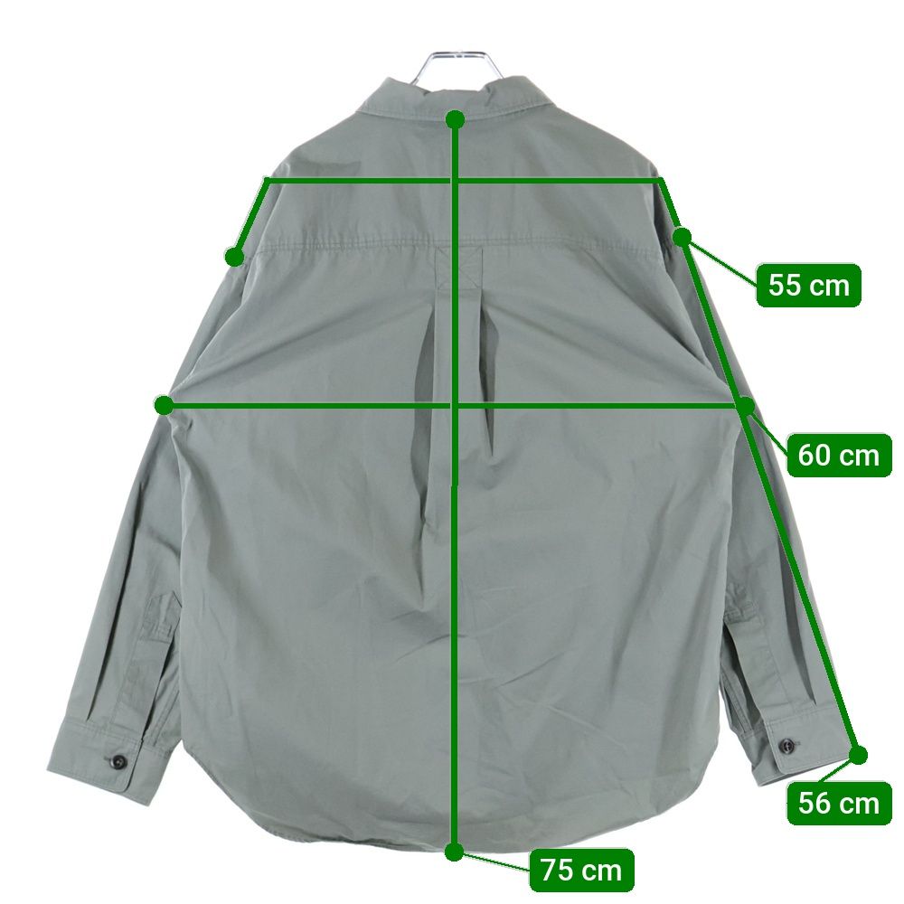 MARGARET HOWELL (マーガレットハウエル) DRY COTTON POPLIN SHIRT 
