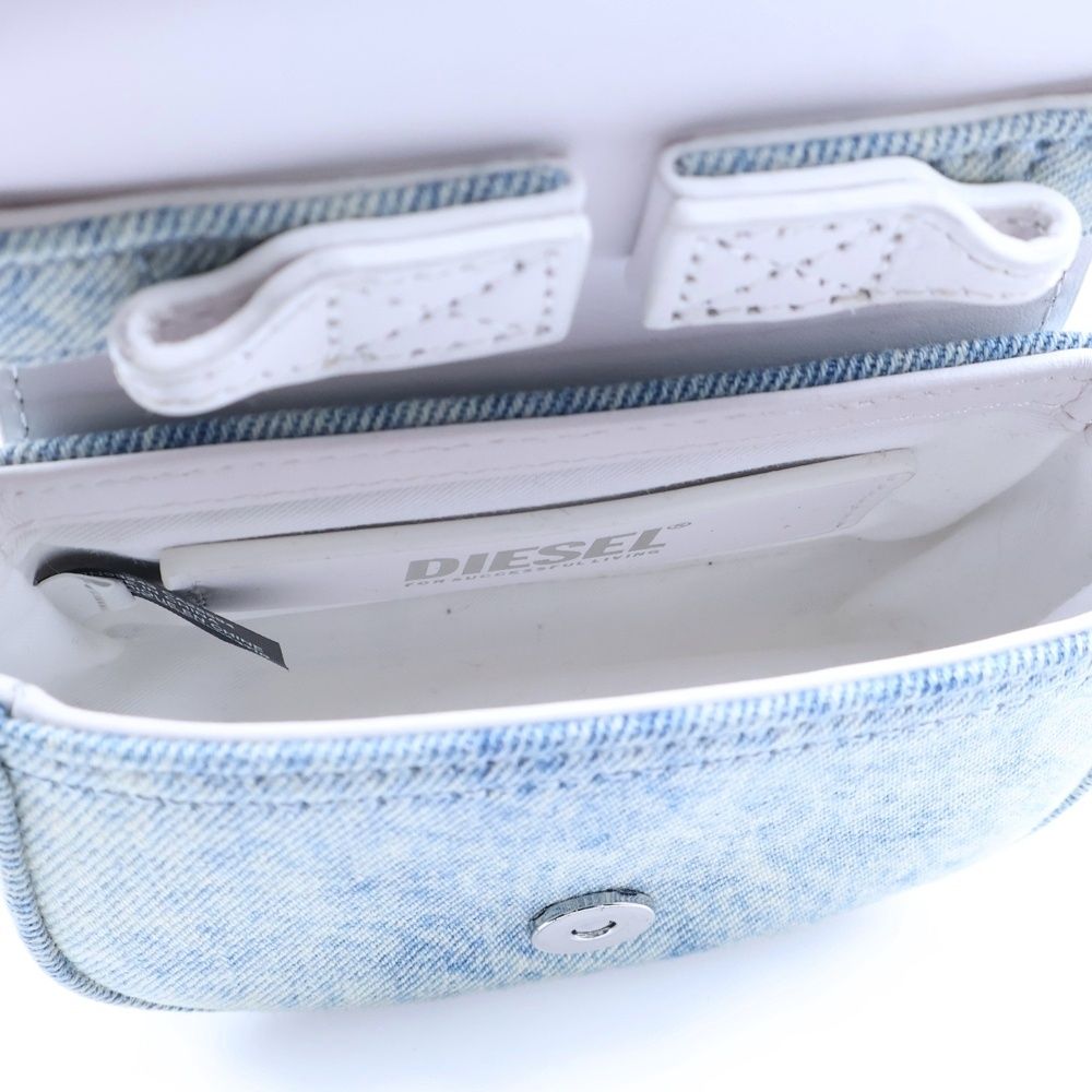 DIESEL (ディーゼル) Logo Denim Bag JP-1DR XS SHOULDER ロゴ