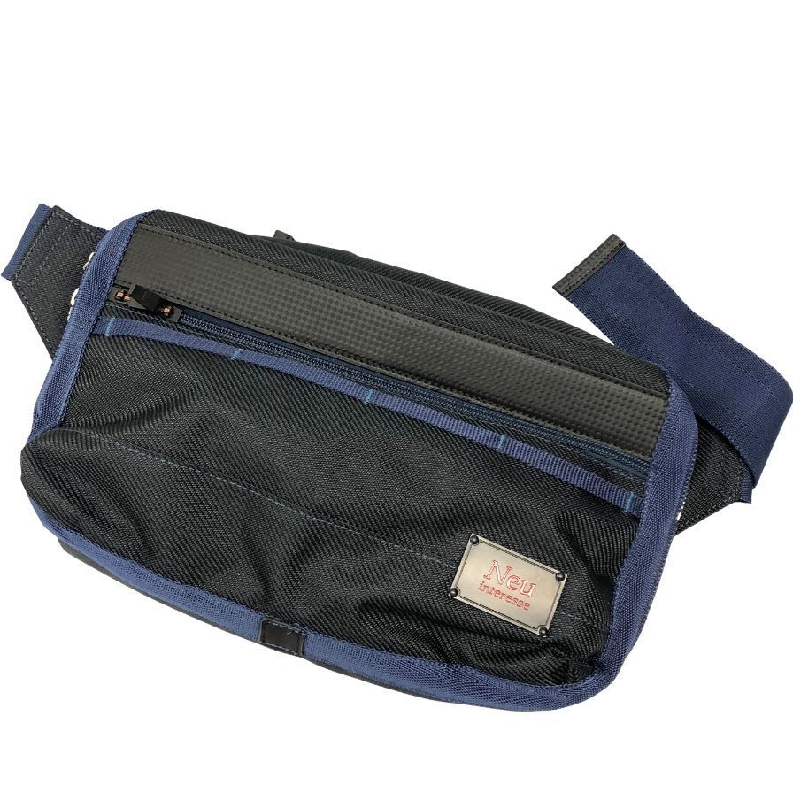ノイ インテレッセ ウエストバッグ 斜め掛け ネイビー AFE11
